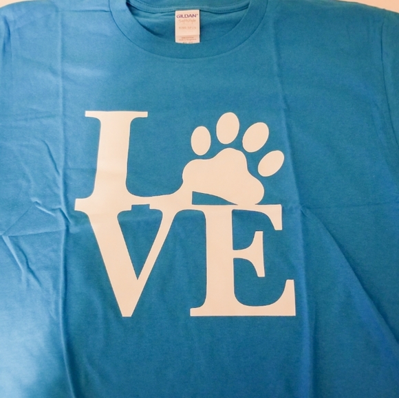 LOVE DOG PAW TEE - Picture 3 of 3